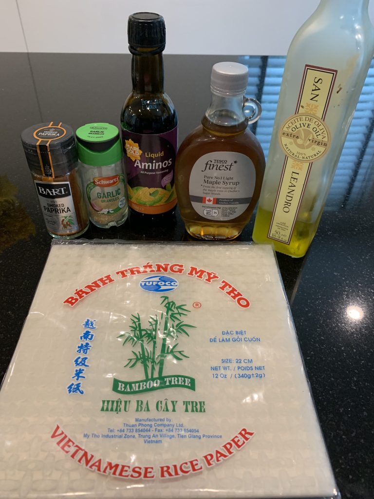 rice paper bacon ingredients