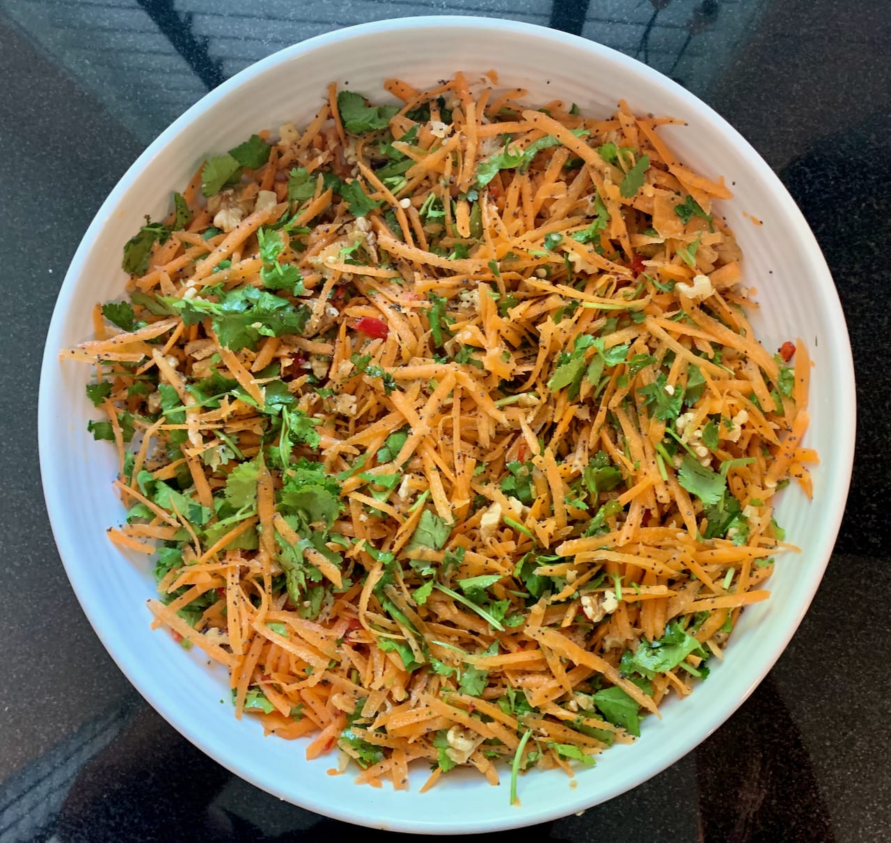 carrot and coriander salad
